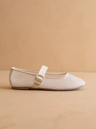Oasis Society | The Gem - Mesh Mary Jane Flat