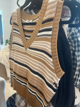 NEEDii | Desert Stripe Sweater Vest