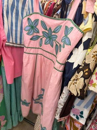 THML Tea Party Ready Maxi, floral embroidered maxi dress