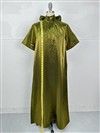 ENTRO | Natalie Ruffle Neck Midi Dress Olive