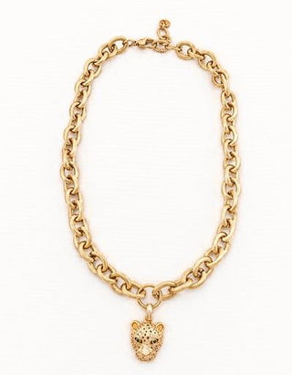 Gina Carmen | Leo Leopard Pendant Necklace