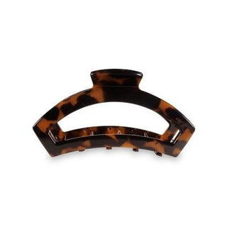 Open Hair Clip Medium Tortoise