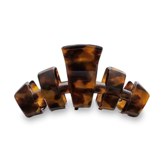 TELETIES classic small hair clip in tortoise