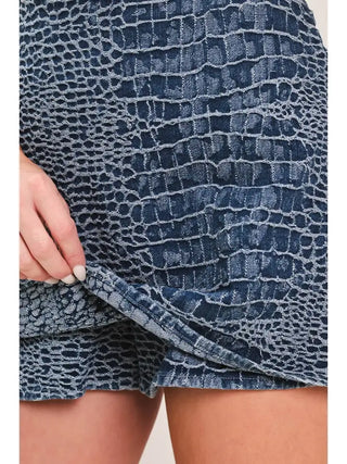 Maris Denim Skort Indigo