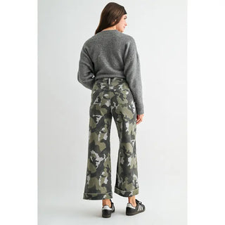 Camo Crop Pants