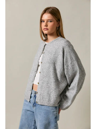 Millie Sweater Cardigan | Heather Grey