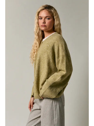 Millie Sweater Cardigan | Olive