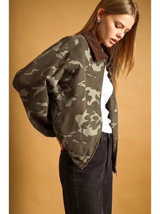 Willow Camouflage Bomber Jacket
