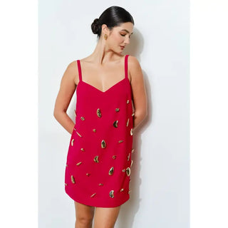 Emeline Embellished Mini Dress