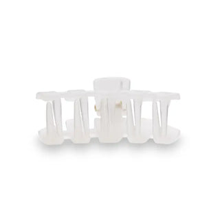 TELETIES | Classic Hair Clip | Tiny | Coconut White