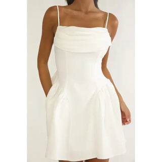Sweet Love Bow Dress White