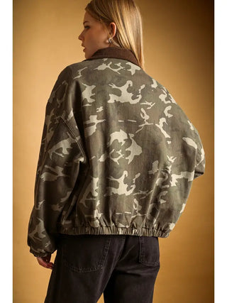 Willow Camouflage Bomber Jacket
