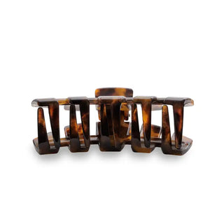 TELETIES | Classic Hair Clip | Medium | Tortoise