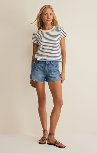 Z SUPPLY | Junie Striped Tee True Navy