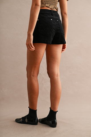 Nina Corduroy Skort Black