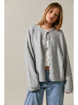 Millie Sweater Cardigan | Heather Grey