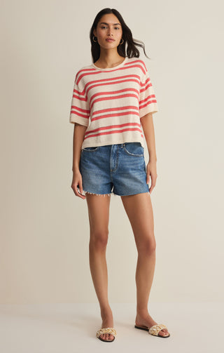 Z SUPPLY | Prado Stripe Sweater Tee Gelato