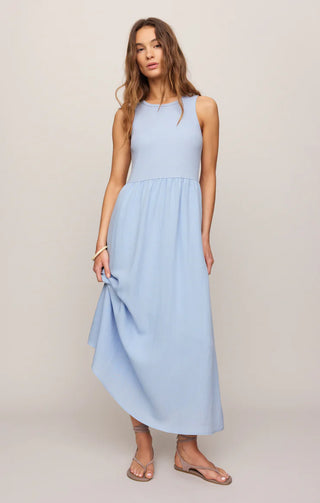 Z SUPPLY | Charlotte Midi Dress Blue Light