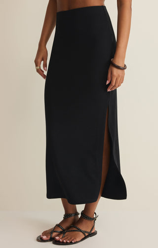 Z SUPPLY | Ainslie Midi Skirt Black