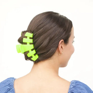 TELETIES | Classic Hair Clip | Large | Summer Brights