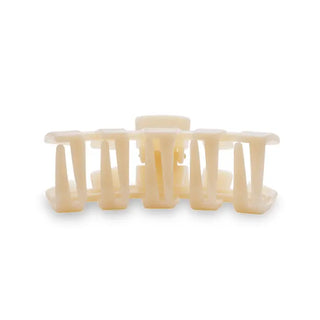 TELETIES | Classic Hair Clip | Medium | Almond Beige