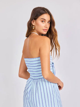 SAGE THE LABEL | Cape Cod Romper - Blue Multi