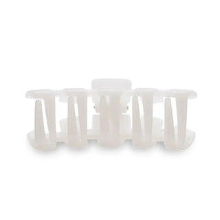TELETIES | Classic Hair Clip | Small | Coconut White