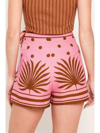 Flying Tomato | Palm Paradise Printed Skort