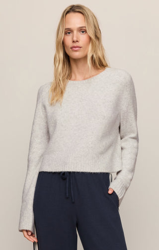 Z Supply Stand In Sweater Feather Grey
