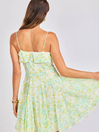 SAGE THE LABEL | Seaglass Mini Dress Green