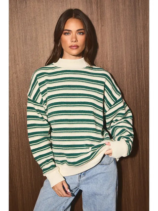 LE LIS WOMEN | Hadley Mock Neck Sweater
