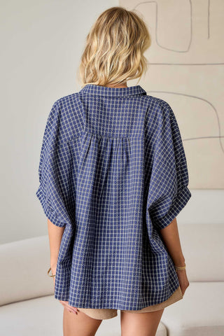 Alden Checkered Shirt Navy