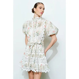 INA | Romance White Floral Dress