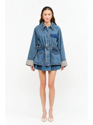 Millie Denim Jacket - Dark Wash