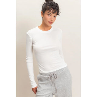 Everyday Long Sleeve Top White