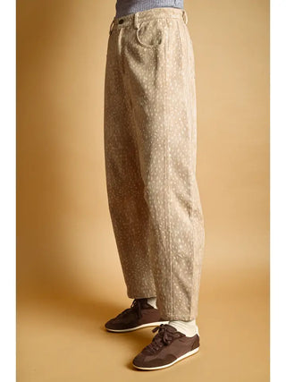 Lauren Fawn Print Barrel Pants