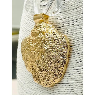 TWO FORTY TWO | Shell Statement Necklace - Gold & Clear