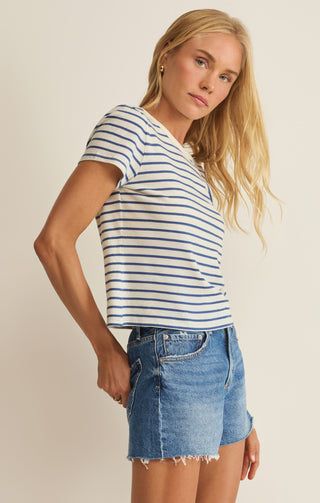 Z SUPPLY | Junie Striped Tee True Navy