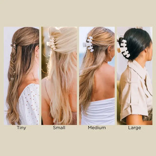 TELETIES | Classic Hair Clip | Tiny | Tortoise