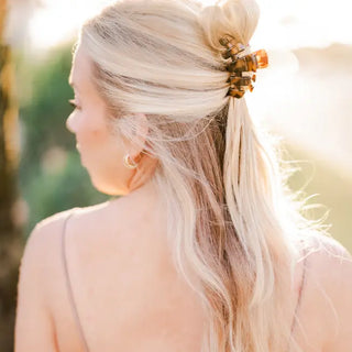 TELETIES | Classic Hair Clip | Small | Tortoise