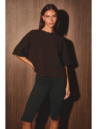 Darcy Sweater Top Brown