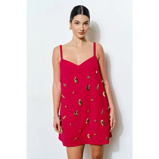 Emeline Embellished Mini Dress