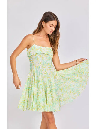 SAGE THE LABEL | Seaglass Mini Dress Green