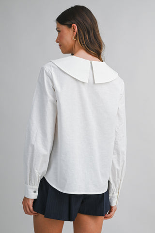 MABLE | Professional Pointed Collar Shirt