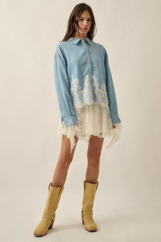 PROMESA | Willow Tencel Denim Shirt