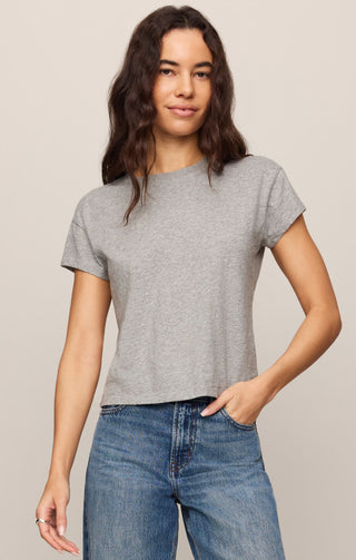 Z Supply Modern Slub Tee in heather grey