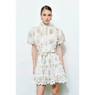 INA | Romance White Floral Dress