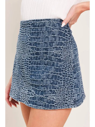 Maris Denim Skort Indigo