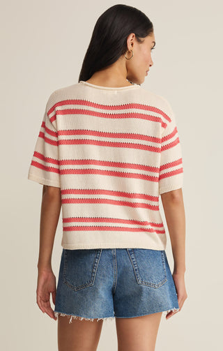 Z SUPPLY | Prado Stripe Sweater Tee Gelato
