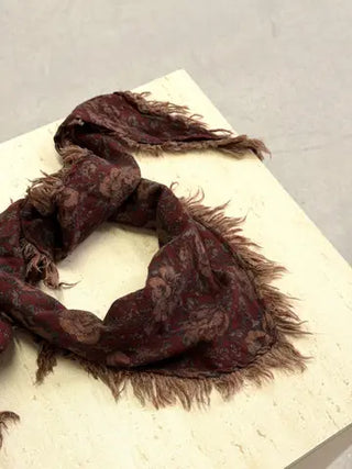 Brianne Scarf Burgundy Multi